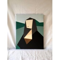 لوحة موناليزا تكعيبي