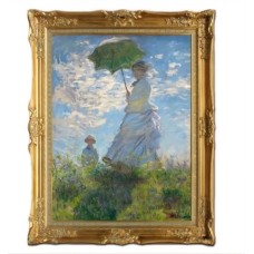 لوحة امراة مع مظلة